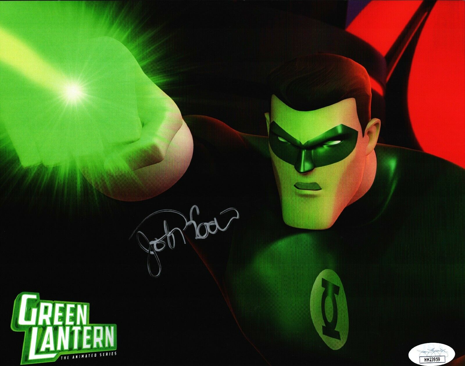 Josh Keaton Green Lantern Signed Autographed 8x10 Photo Poster painting JSA Certified COA