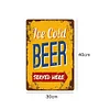 Ice Cold Beer - Metal Tin Signs(8*12Inch/12*16Inch) - Bar