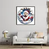 Winter Santa Claus-11CT Stamped Cross Stitch 40*40cm/15.75*15.75in tapestrymarket