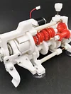 DIY 3D Printed Car Manual Transmission with Motor, MT5 Gearbox Plus R Reverse Gear