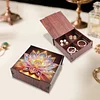 Diamond Painting Wooden Lotus 4 Slots Diamond Painting Storage Box for Adult Beginner