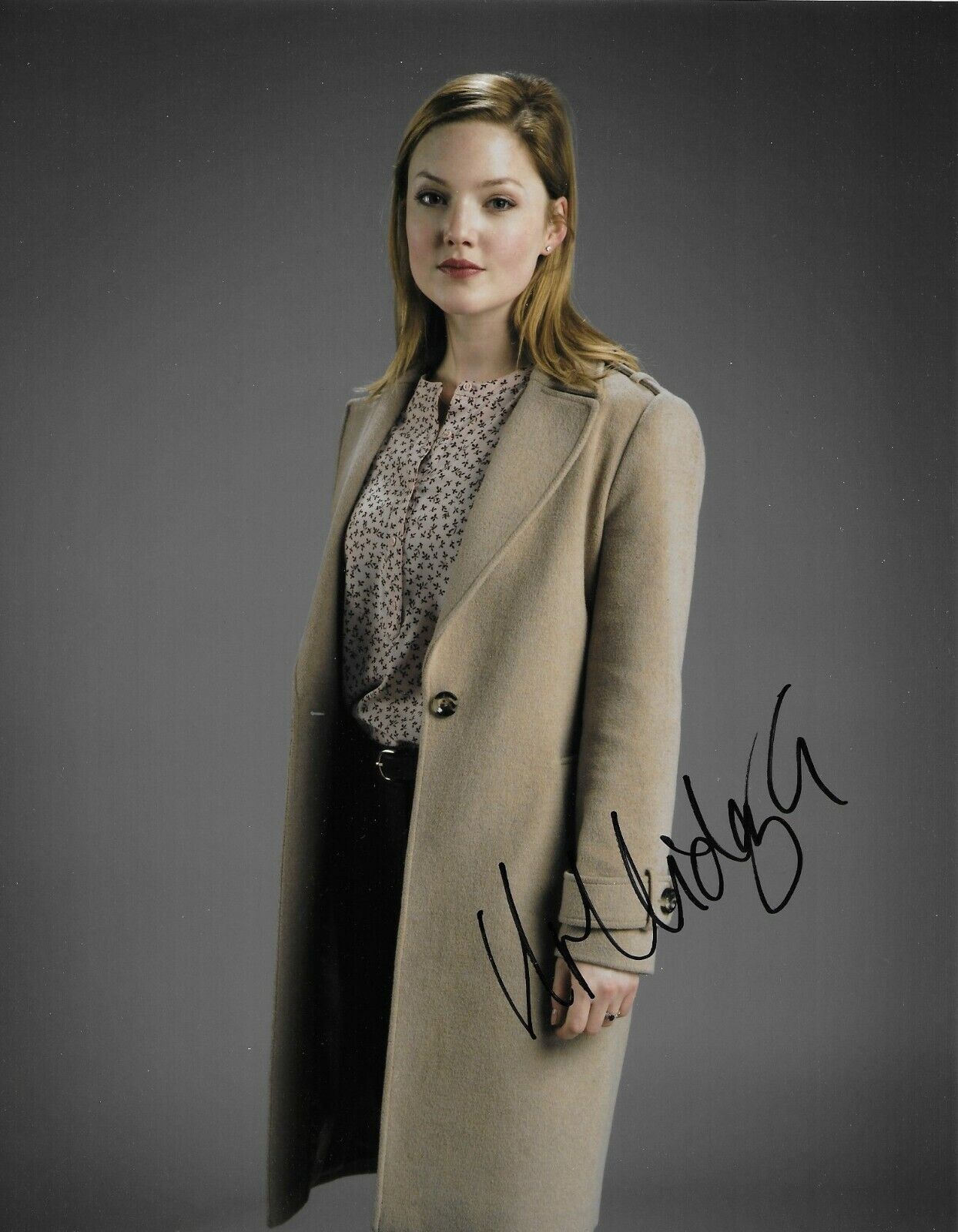 Holliday Grainger Signed Strike 10x8 Photo Poster painting AFTAL