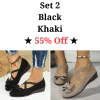 📢 Last Day Promotion 70% Off 🌸 Women's Bowknot Wedge Shoes &ndash; Lightweight Slip-On Casual Flats | All-Season Comfort u0026 Stylish Design