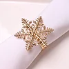 Golden Snowflake Event Catering Napkin Ring