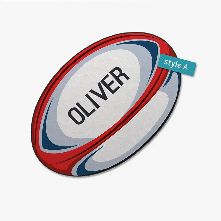 Personalized Boy Kids Ball Games Round Rug|R121