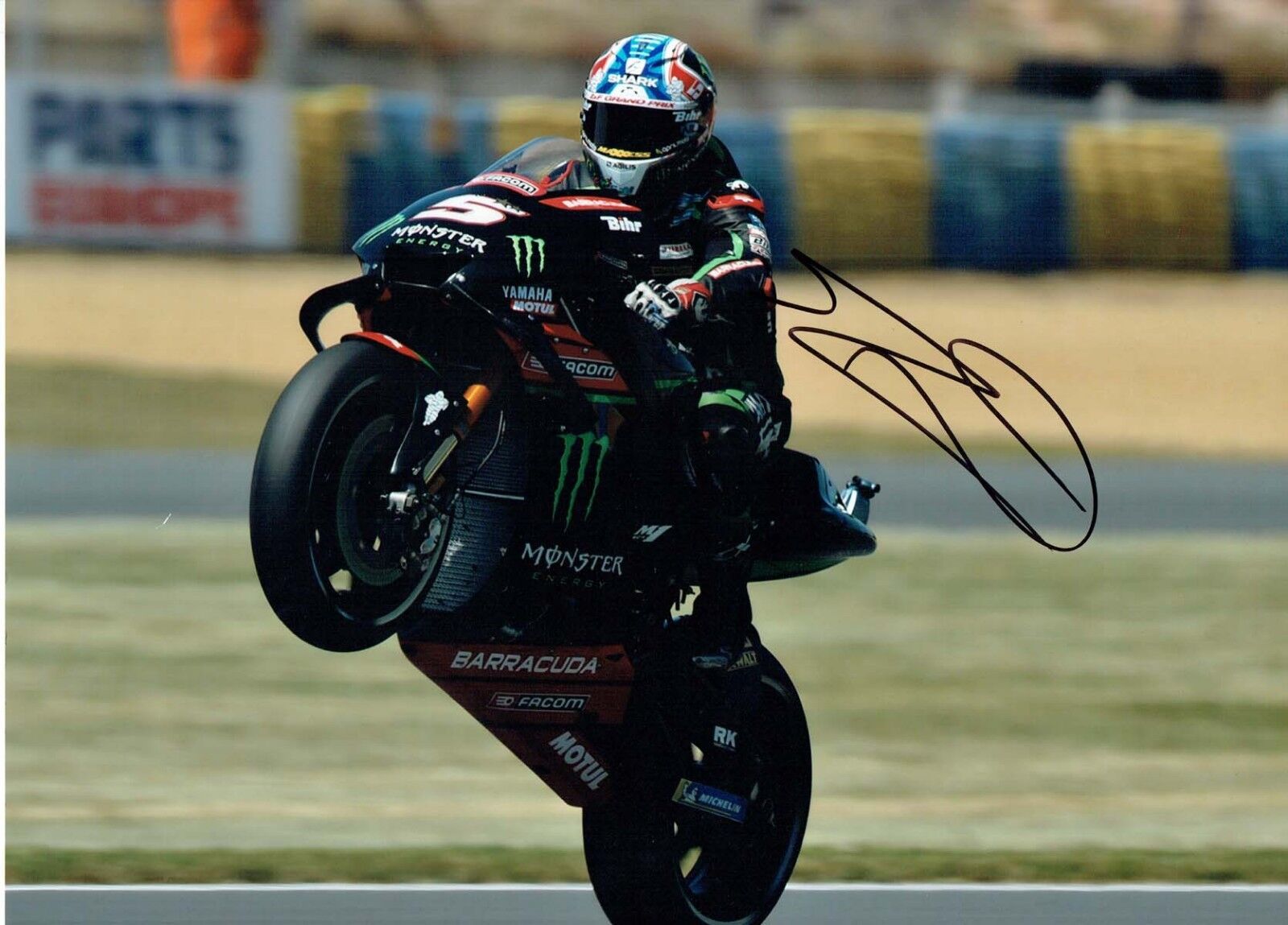 Johann ZARCO New SIGNED MOTOGP AUTOGRAPH 16x12 Photo Poster painting 2 Yamaha Tech 3 AFTAL COA