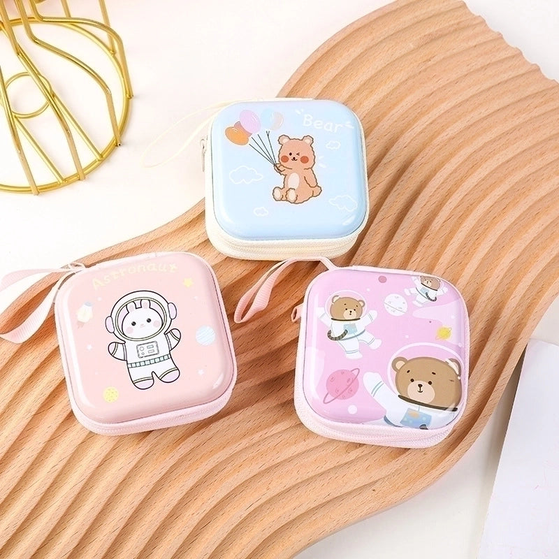 Girl’S Cartoon PVC Zipper Coin Purses