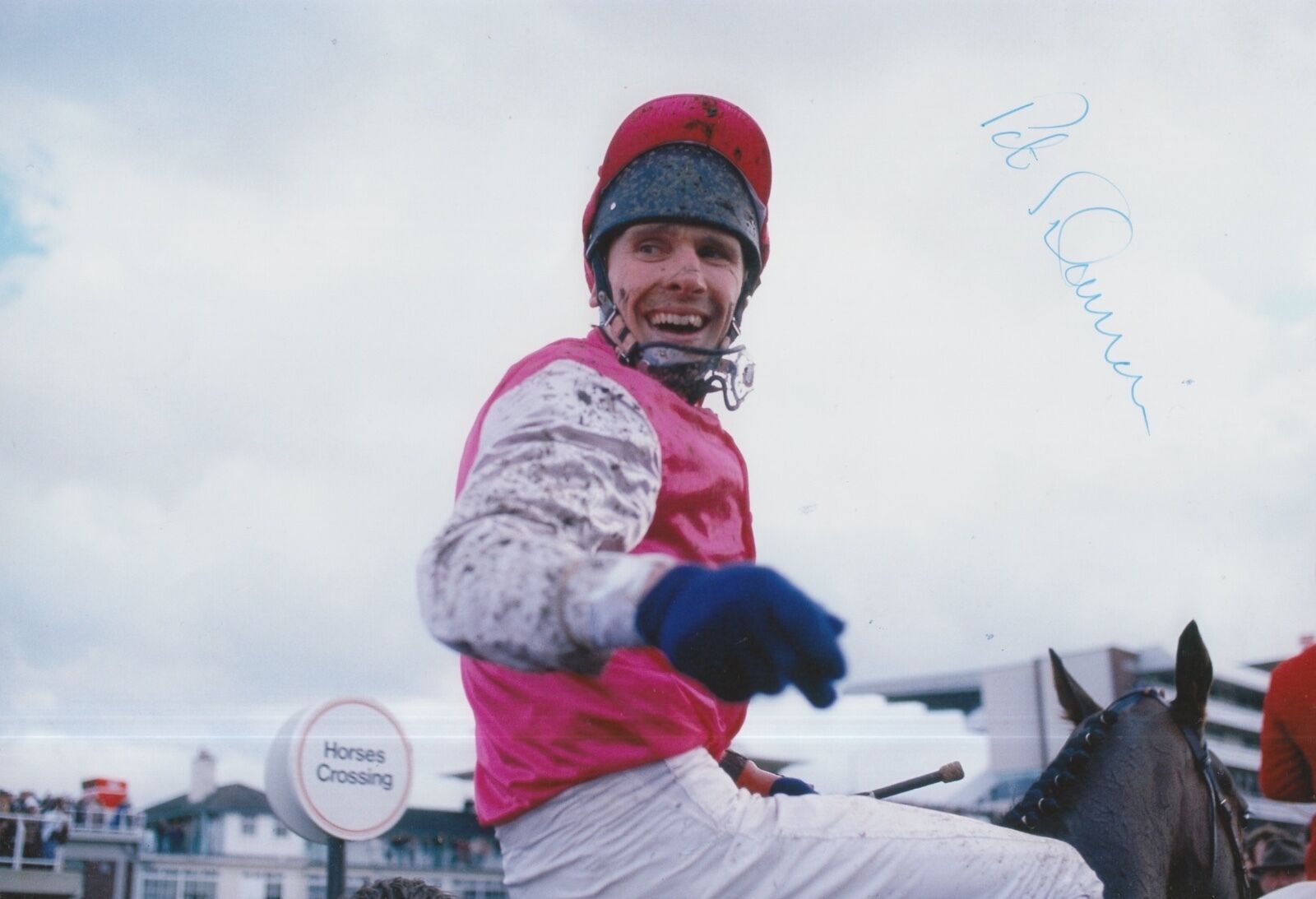 Peter Scudamore Hand Signed 12x8 Photo Poster painting Horse Racing Legend 2.