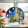 Diamond Painting Christmas Tree House Light Home Decor