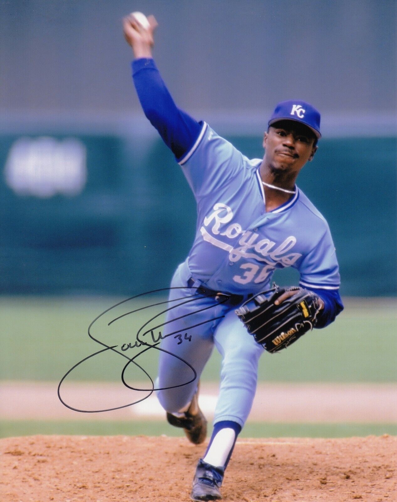 Tom Gordon #0 8x10 Signed w/ COA Kansas City Royals 031719