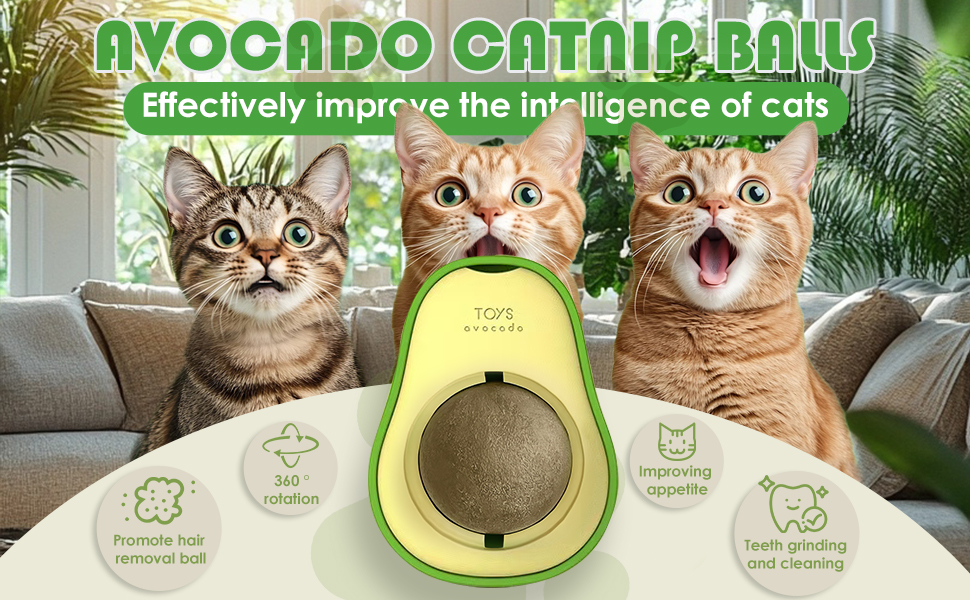 Cat Nip Ball Avocado