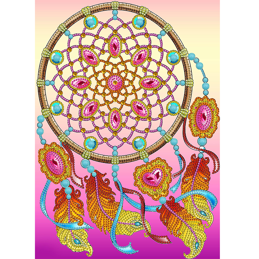 

Round Dreamcatcher - Special Shaped Diamond Painting - 30*40CM, 501 Original