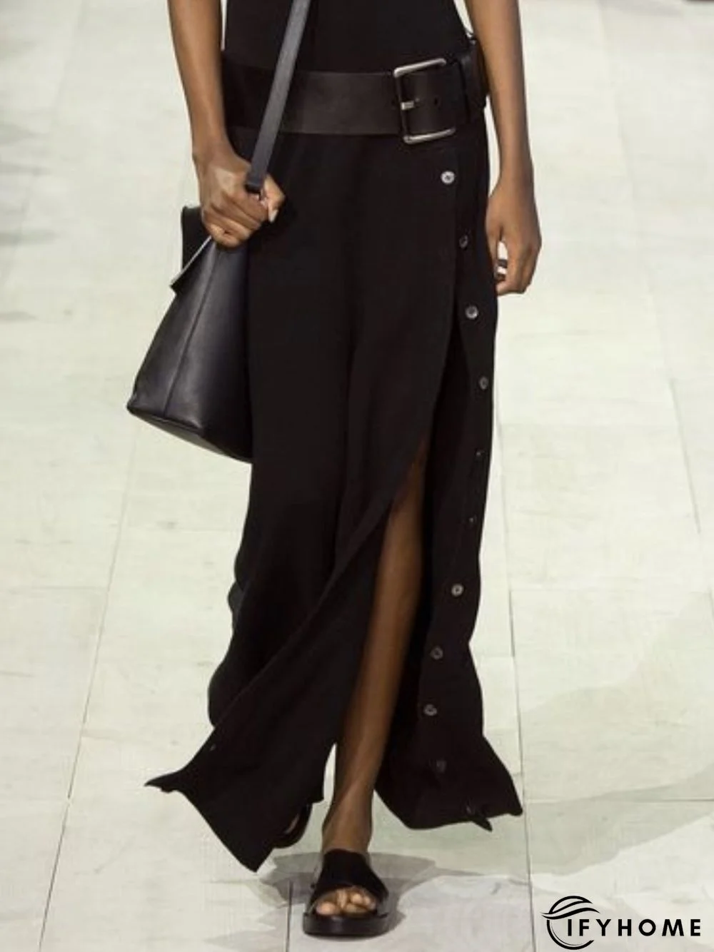 Casual Sleeveless Round Neck Dress | IFYHOME