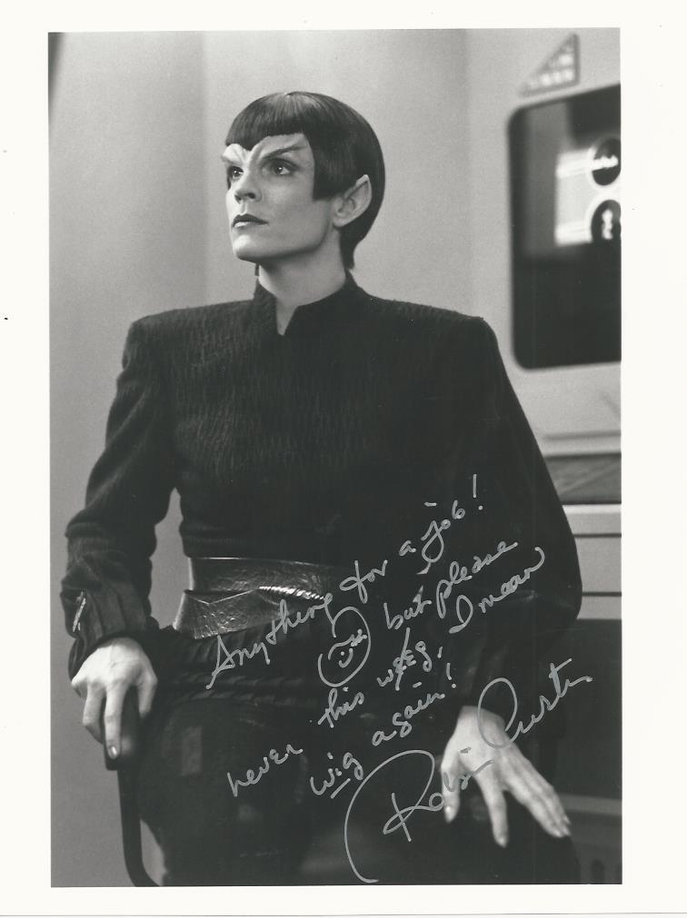 Robin Curtis - Star Trek TNG signed Photo Poster painting