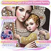 Virgin Mary Special Shaped 5D DIY Partial Drill Diamond Pearl Painting Kit for Adults Beginners Home Decor Pearl Diamond Dots Gem Art Craft Pearl Diamond Dots Painting 11.81x15.75inch
