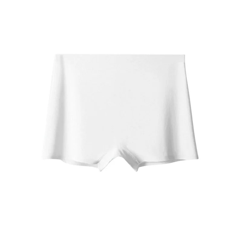 Women's Summer Safety Short Panties Ice Silk Underpant Seamless Anti-glare Ladies Pants Girl Boxer Briefs Cozy Female Underwear