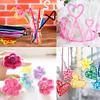 >Buy 2 Get 1 Free<100 Pieces Solid Color DIY Twisting Sticks Pipe Cleaner Chenille Stems Craft for Creative Styling Art Craft and Custom Hair Accessories