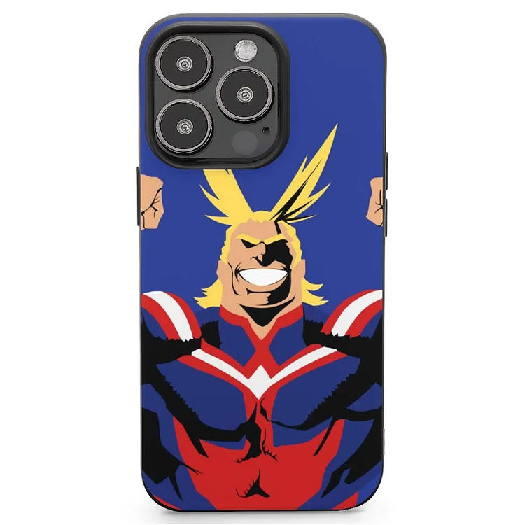 All Might Toshinori Yagi Anime My Hero Academia Phone Case Mobile Phone Shell IPhone 13 and iPhone14 Pro Max and IPhone 15 Plus Case - Heather Prints Shirts