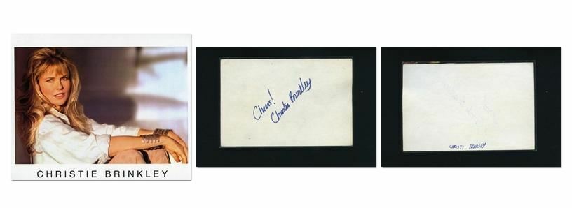 Christie Brinkley - Signed Autograph and Headshot Photo Poster painting set - Sports Illustrated