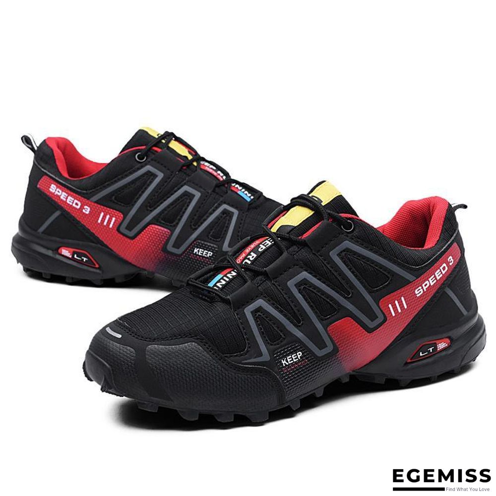 new large size outdoor mountaineering shoes men's shoes breathable shock absorption sports hiki | EGEMISS