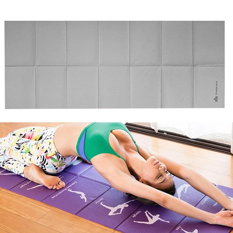YM15C Portable Travel Thick Fold Yoga Pad Student Nnap Mat, Thickness: 2mm 