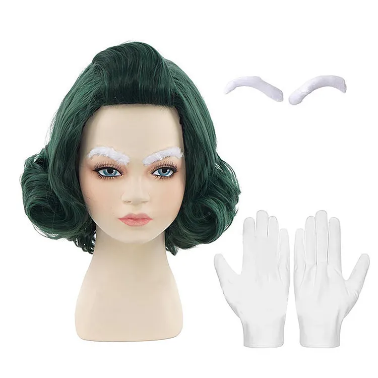 Wonka (2023) Oompa-Loompa Cosplay Wig Hair Carnival Halloween Party Props