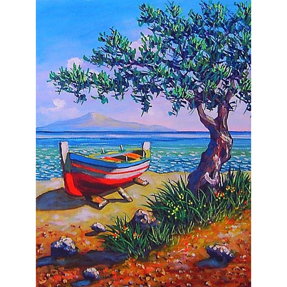 

Tree Scene - Round Drill Diamond Painting - 30*40CM, 501 Original