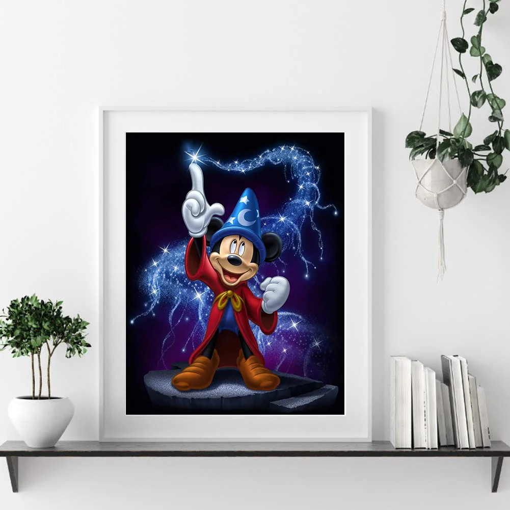 Full Round Diamond Painting 30*40cm - Magic Mickey