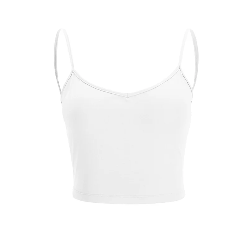 Solid U-shaped back sports bra