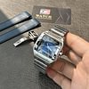 Cartier Santos Large Stainless Steel with Blue Dial (40mm) Super Clone