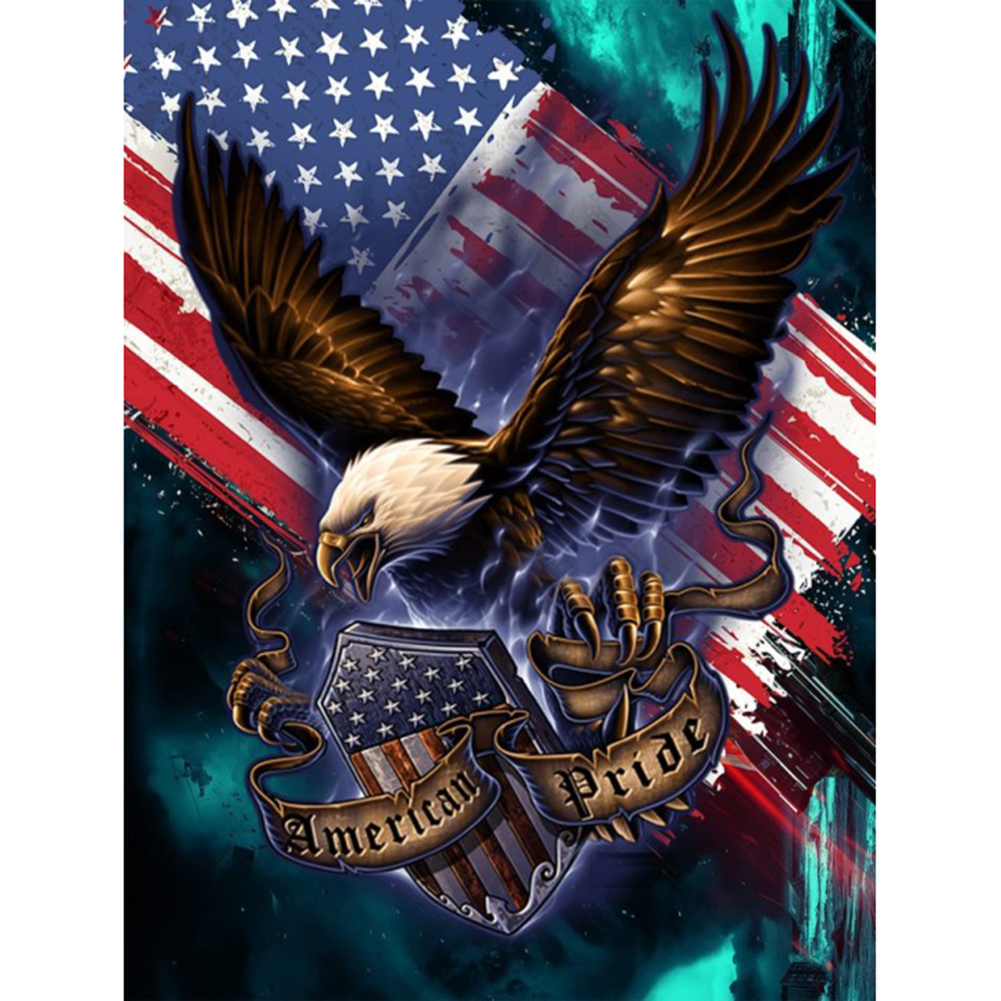 

American Eagle - Round Drill Diamond Painting - 30*40CM, 501 Original