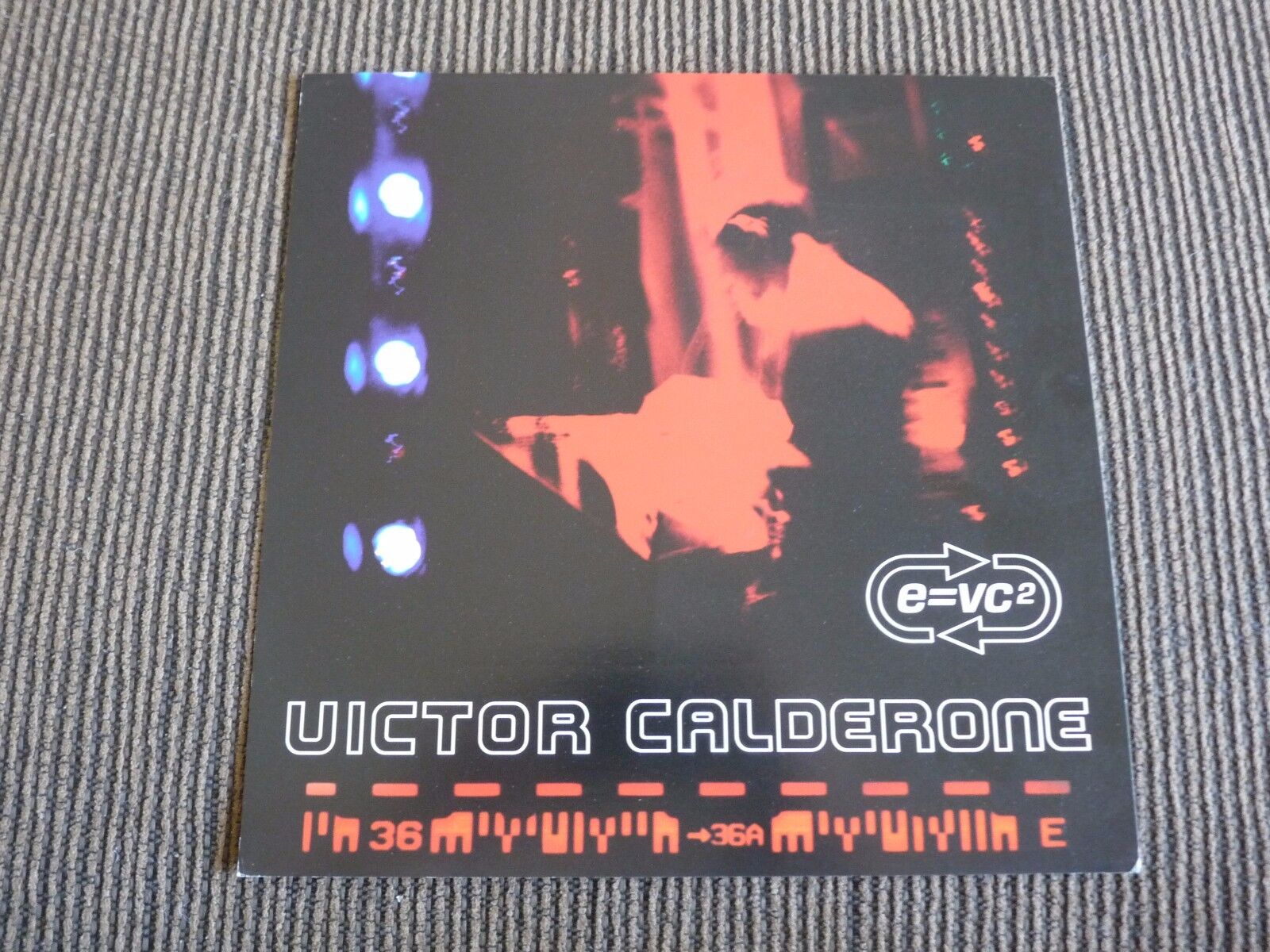 Victor Calderone e=vc2 LP Poster Photo Poster painting Double Sided Flat 12x12 RARE