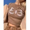 EMMIOL Y2k Butterfly Baby Crop Top