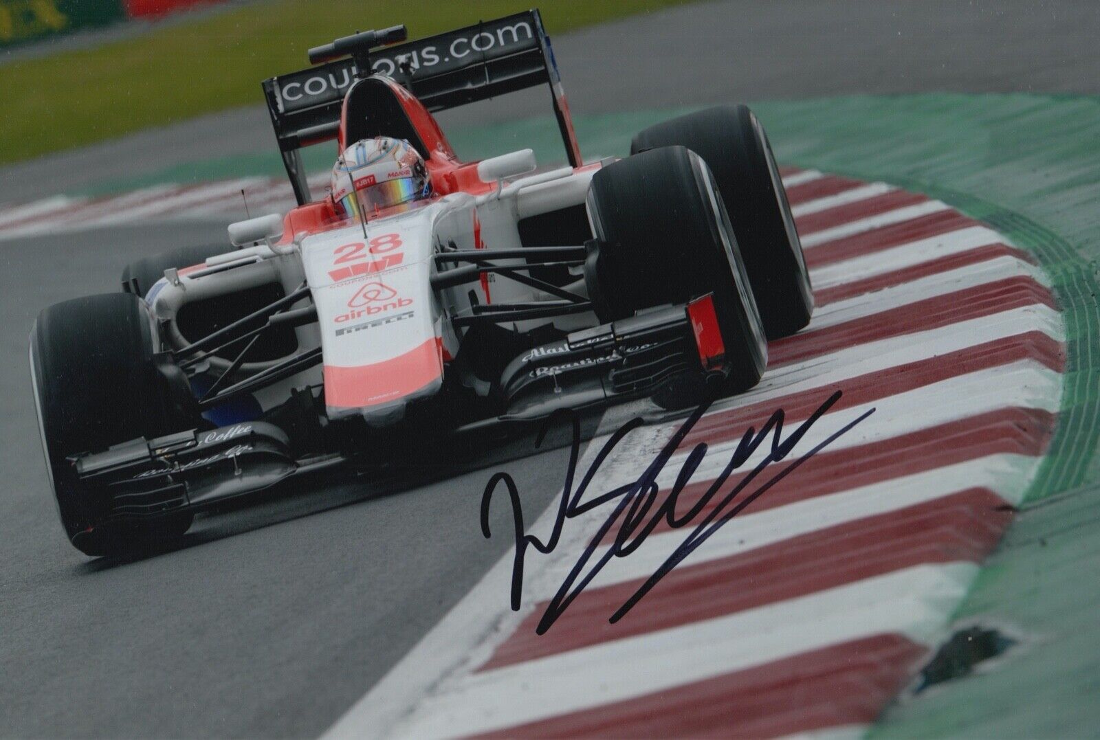 Will Stevens Hand Signed 12x8 Photo Poster painting F1 Autograph Manor Marussia 14