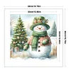 (Counted/Stamped)Christmas Snowman-11CT Cross Stitch 40*40cm