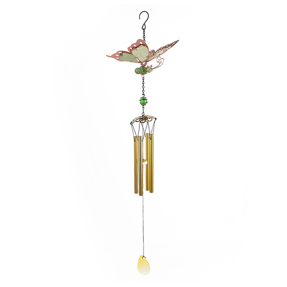 

Noctilucous Butterfly Wind Chime Acrylic Solar Heating Luminous Pendant (E), 501 Original