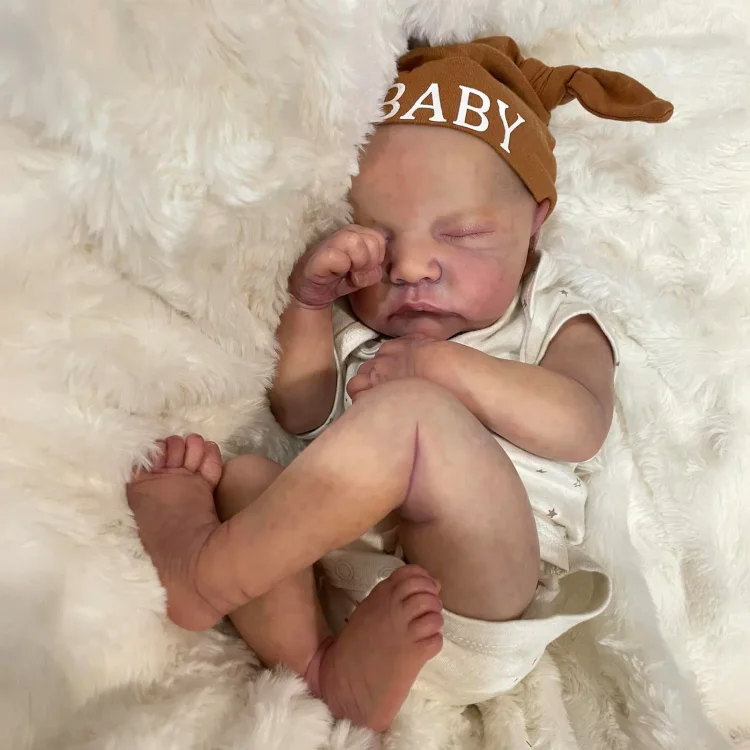  [New] 20" Sleeping Reborn Boy Cute Truly Handmade Reborn Doll Fakui - Reborndollsshop®-Reborndollsshop®