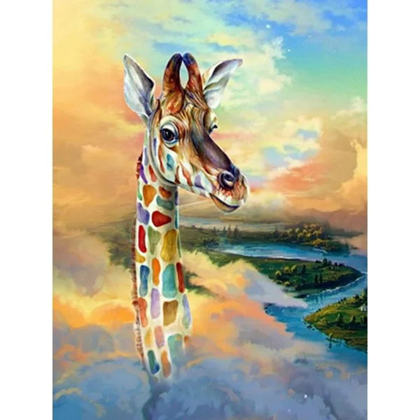Diamond Painting - Full Round/Square Drill - Giraffe(30*40 - 50*60cm)