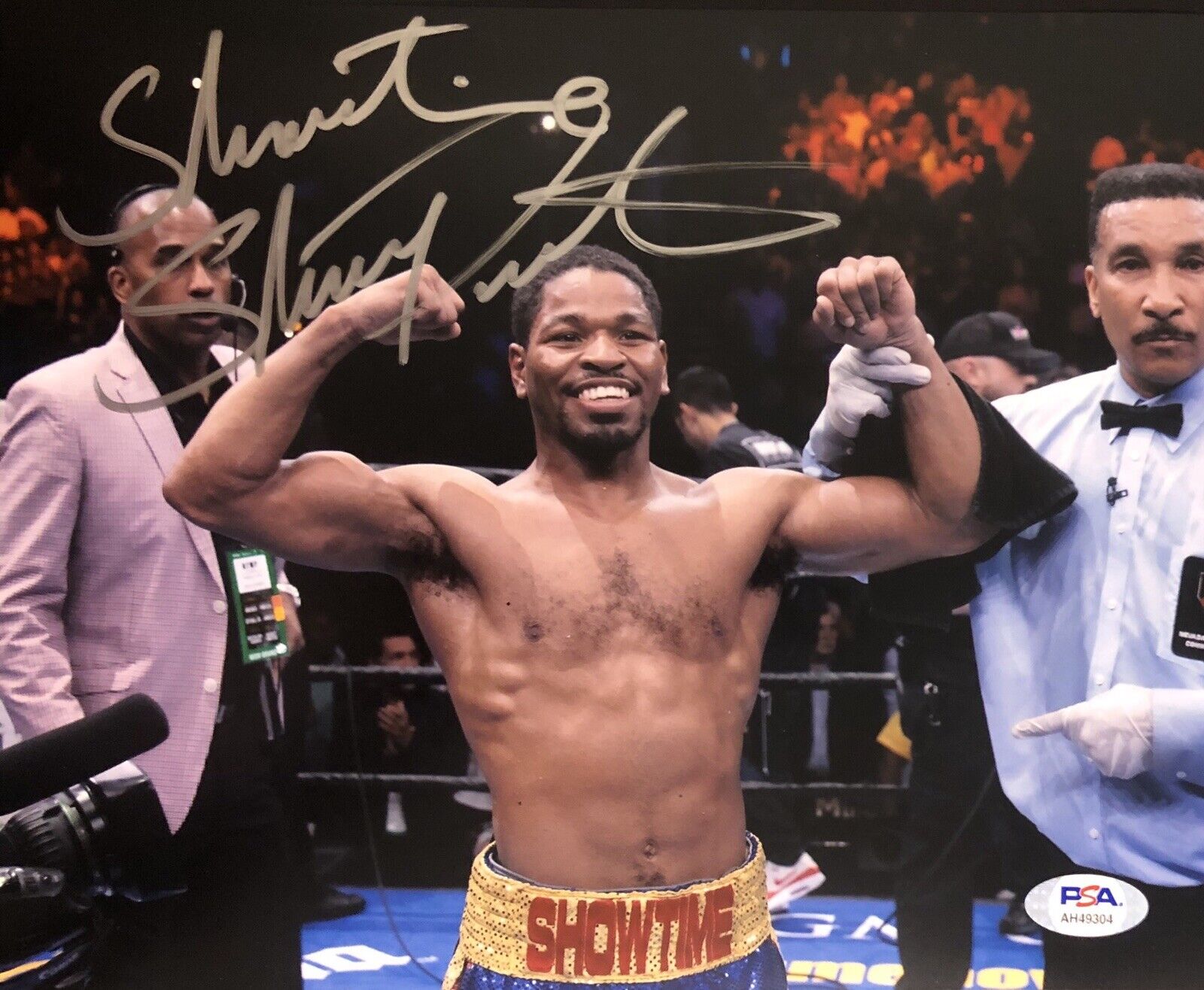 Shawn Showtime Porter Signed Cleveland Champ 8x10 Photo Poster painting Title Boxing Psa/Dna