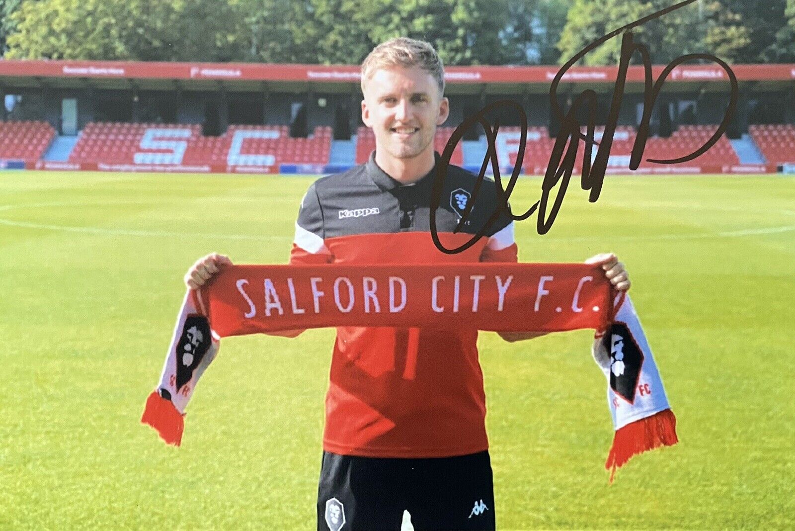 Martin Smith Genuine Hand Signed Salford City 6X4 Photo Poster painting