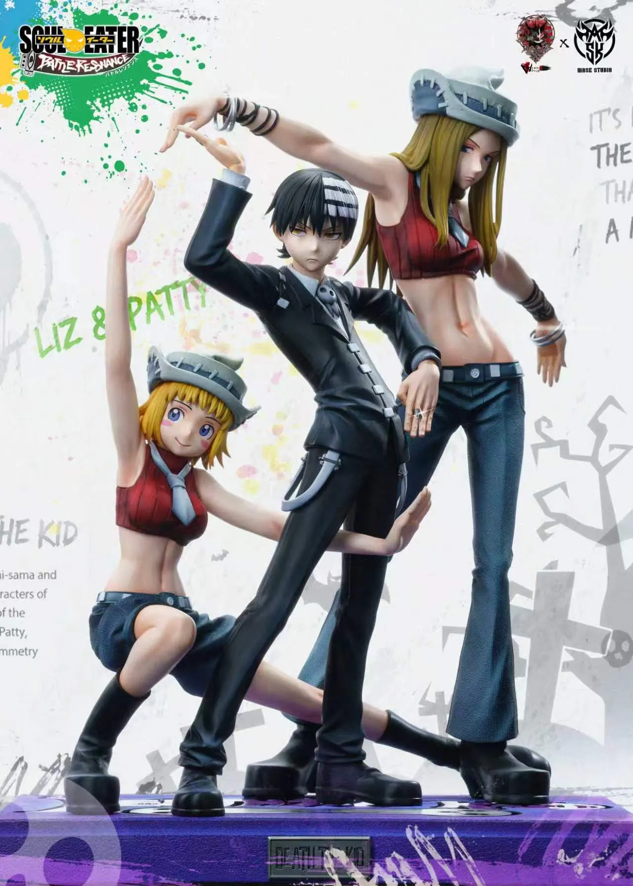 Weare A Design Studio X Mask Studio - Death the Kid 1/6 Scale Statue Soul Eater-
