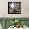 Diamond Painting-DIY Crystal Rhinestone Owl