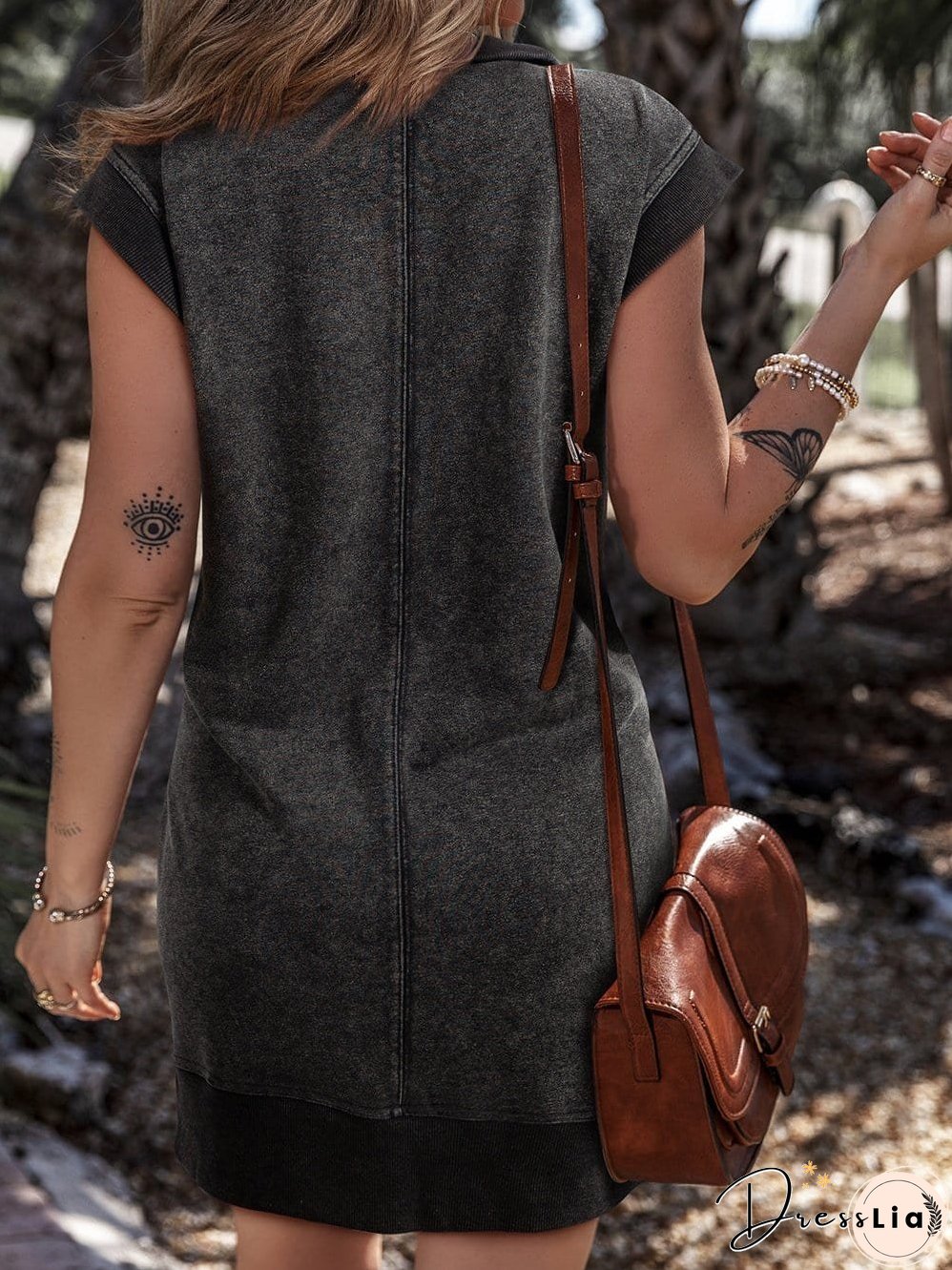 Cap Sleeve Pocket Dress