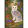 Diamond Painting -DIY Round Drill Gardening Cat(40x60cm)