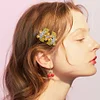 3pcs DIY Full Drill Diamond Painting Hairpin Butterfly Flower Girl Headwear Kit