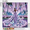 Diamond Painting-DIY Crystal Rhinestone Girl in the Flower Bushes