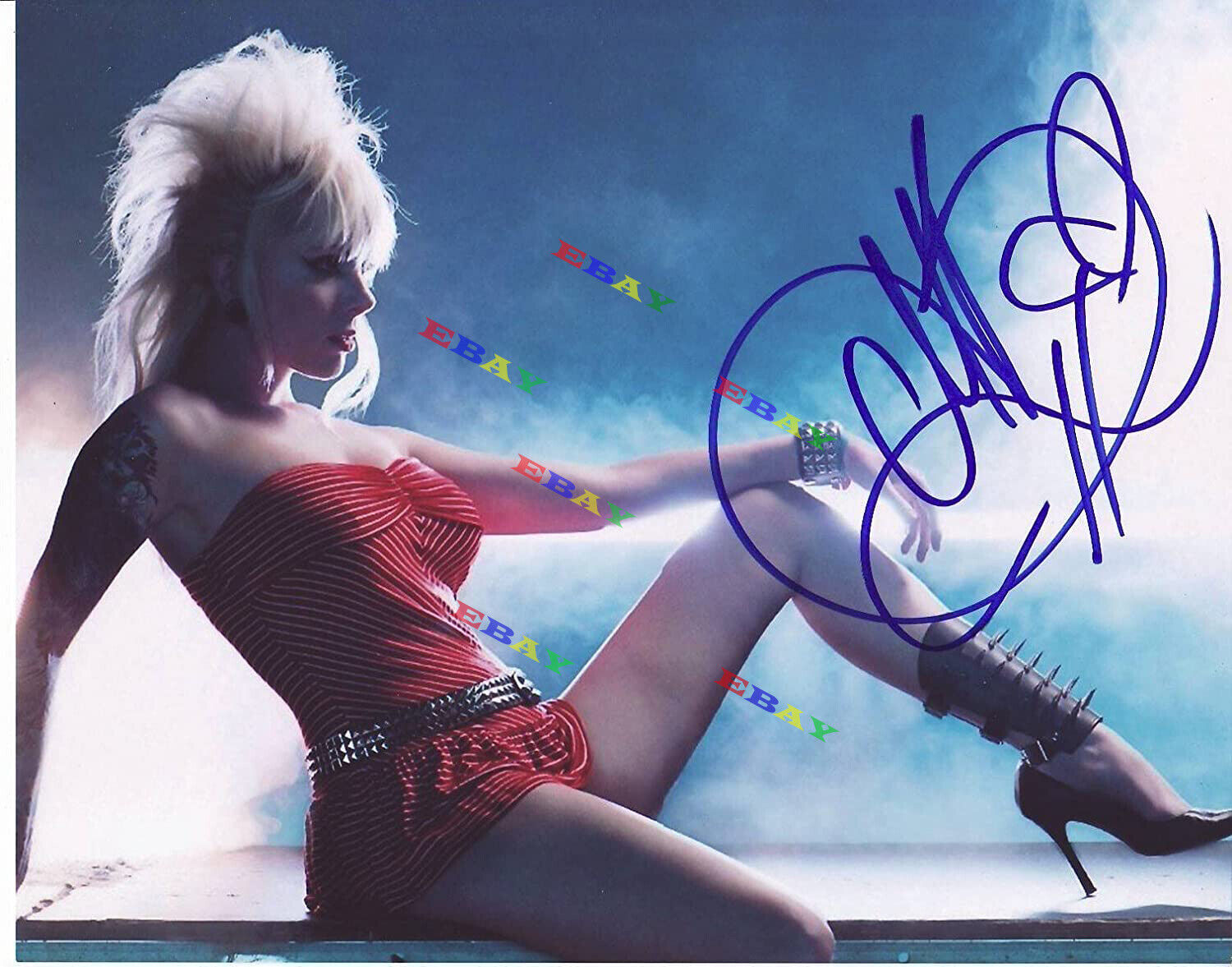 In This Moment Maria Brink Autographed signed 8x10 Photo Poster painting Reprint