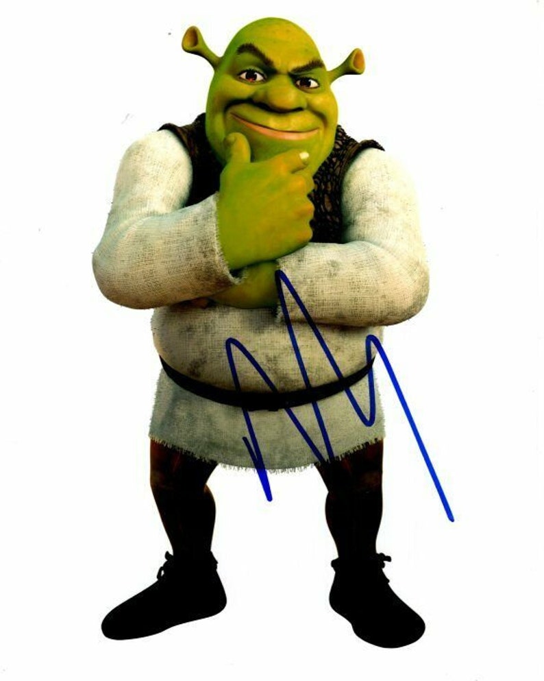 Mike myers signed autographed shrek Photo Poster painting