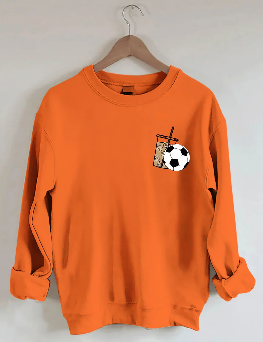 Weekends Iced Coffee Soccer Sweatshirt