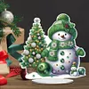 DIY Winter Snowman Diamond Painting Ornaments（Single Sided)